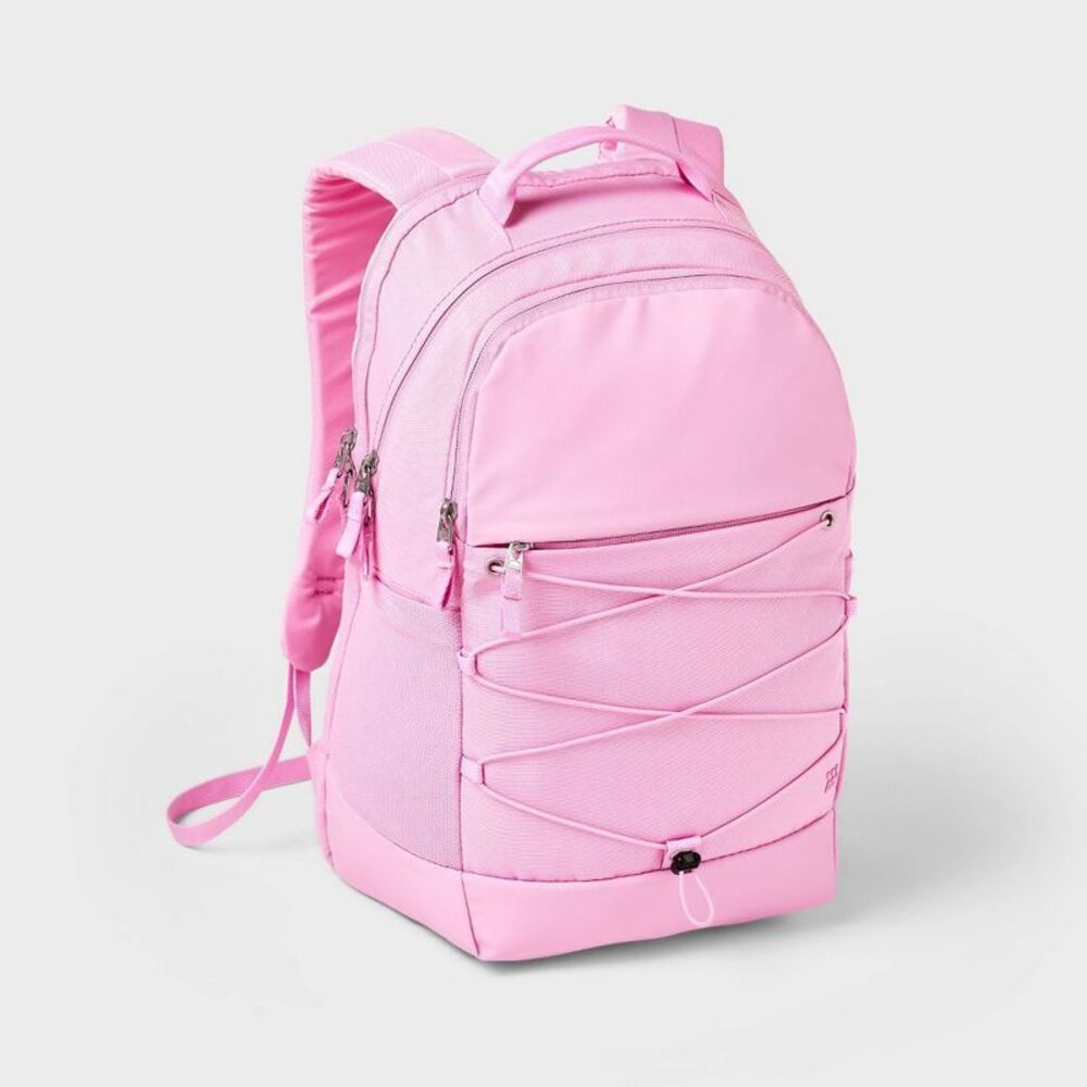 21L Sporty Backpack - All In Motion Pink: Water-Resistant School Ready